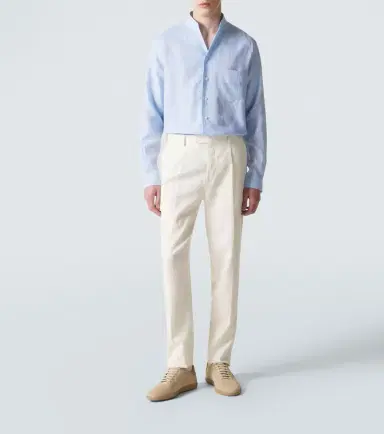Zegna Linen chambray shirt | Thumbnail 4 Zegna Linen chambray shirt | Thumbnail 4