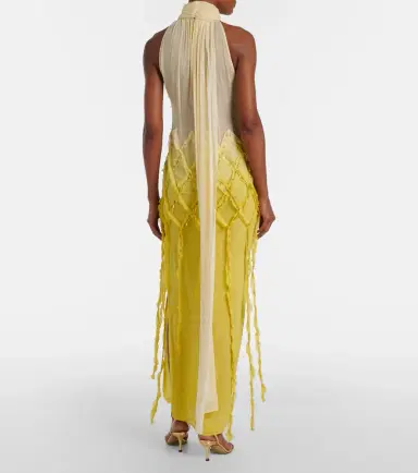 Blumarine Embellished crepon maxi dress | Thumbnail 2 Blumarine Embellished crepon maxi dress | Thumbnail 2