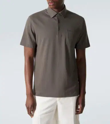 Zegna Cotton piqué polo shirt | Thumbnail 2 Zegna Cotton piqué polo shirt | Thumbnail 2