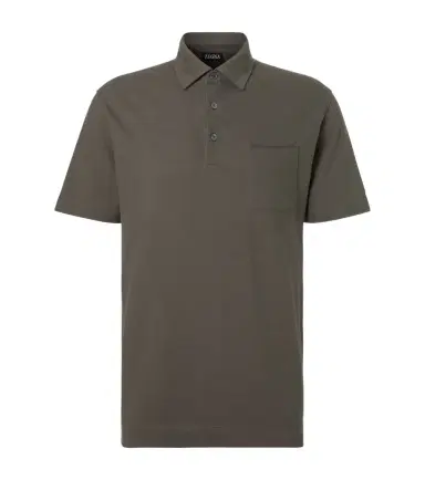 Zegna Cotton piqué polo shirt | Thumbnail 1 Zegna Cotton piqué polo shirt | Thumbnail 1