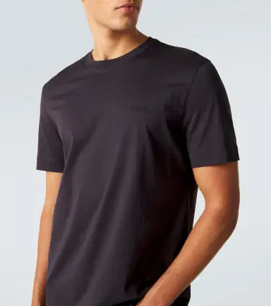 Zegna Logo cotton jersey T-shirt | Thumbnail 4 Zegna Logo cotton jersey T-shirt | Thumbnail 4