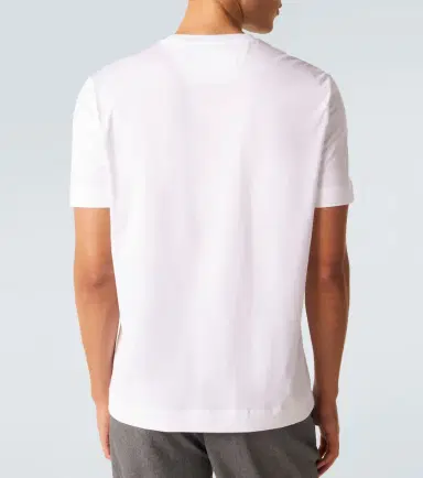 Zegna Logo cotton jersey T-shirt | Thumbnail 2 Zegna Logo cotton jersey T-shirt | Thumbnail 2
