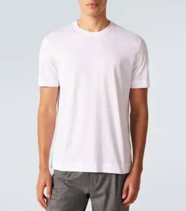 Zegna Logo cotton jersey T-shirt | Thumbnail 3 Zegna Logo cotton jersey T-shirt | Thumbnail 3