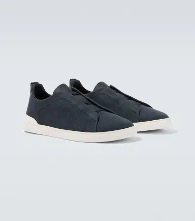 Zegna Triple Stitch canvas slip-on sneakers | Thumbnail 4 Zegna Triple Stitch canvas slip-on sneakers | Thumbnail 4