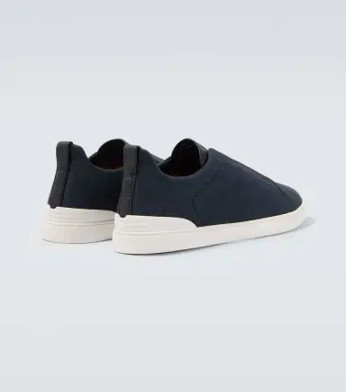 Zegna Triple Stitch canvas slip-on sneakers | Thumbnail 6 Zegna Triple Stitch canvas slip-on sneakers | Thumbnail 6