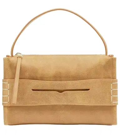 JW Anderson Loafer Small suede shoulder bag | Thumbnail 1 JW Anderson Loafer Small suede shoulder bag | Thumbnail 1