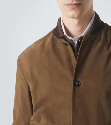 Kiton Suede bomber jacket | Thumbnail 4 Kiton Suede bomber jacket | Thumbnail 4