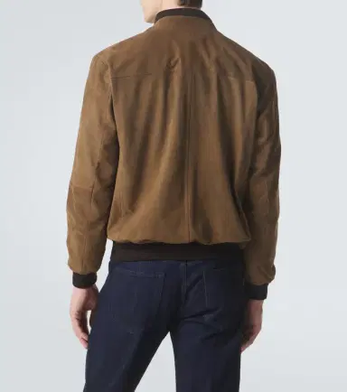 Kiton Suede bomber jacket | Thumbnail 6 Kiton Suede bomber jacket | Thumbnail 6
