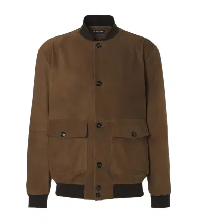 Kiton Suede bomber jacket | Thumbnail 1 Kiton Suede bomber jacket | Thumbnail 1