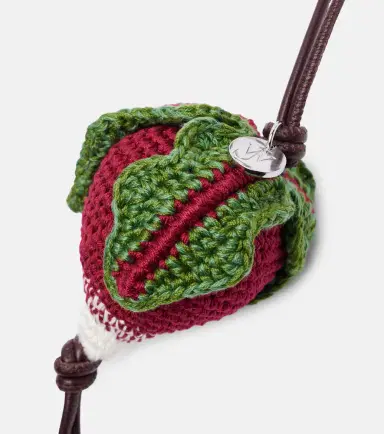 JW Anderson Radish knitted bag charm | Thumbnail 2 JW Anderson Radish knitted bag charm | Thumbnail 2