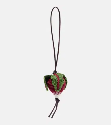 JW Anderson Radish knitted bag charm | Thumbnail 3 JW Anderson Radish knitted bag charm | Thumbnail 3
