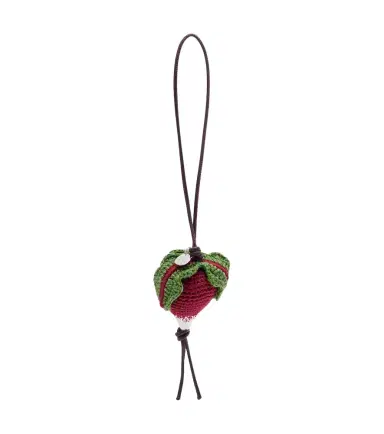 JW Anderson Radish knitted bag charm | Thumbnail 1 JW Anderson Radish knitted bag charm | Thumbnail 1