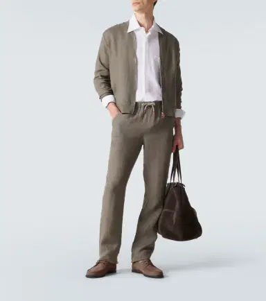 Kiton Linen bomber jacket | Thumbnail 4 Kiton Linen bomber jacket | Thumbnail 4