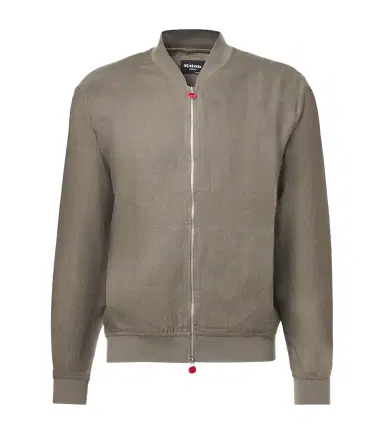 Kiton Linen bomber jacket | Thumbnail 1 Kiton Linen bomber jacket | Thumbnail 1