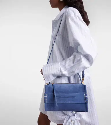 JW Anderson Loafer Small suede shoulder bag | Thumbnail 6 JW Anderson Loafer Small suede shoulder bag | Thumbnail 6