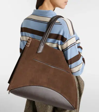 JW Anderson Loafer Cabas Large suede tote bag | Thumbnail 5 JW Anderson Loafer Cabas Large suede tote bag | Thumbnail 5