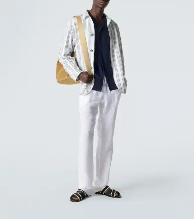 Kiton Linen slim pants | Thumbnail 5 Kiton Linen slim pants | Thumbnail 5