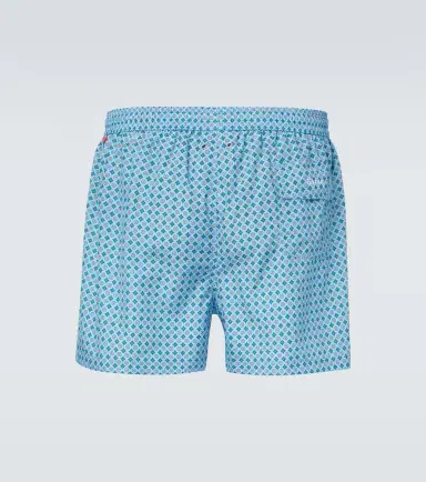 Kiton Logo printed swim trunks | Thumbnail 2 Kiton Logo printed swim trunks | Thumbnail 2