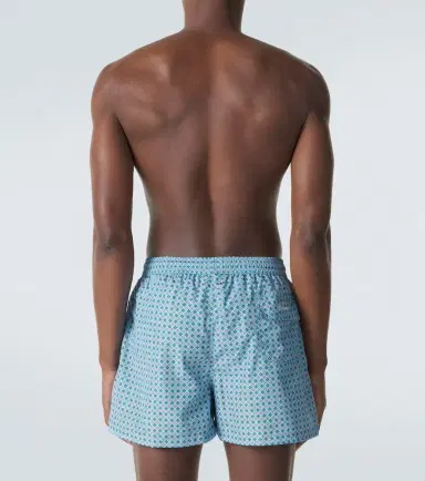 Kiton Logo printed swim trunks | Thumbnail 5 Kiton Logo printed swim trunks | Thumbnail 5