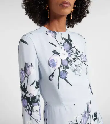 Erdem Floral midi dress | Thumbnail 3 Erdem Floral midi dress | Thumbnail 3