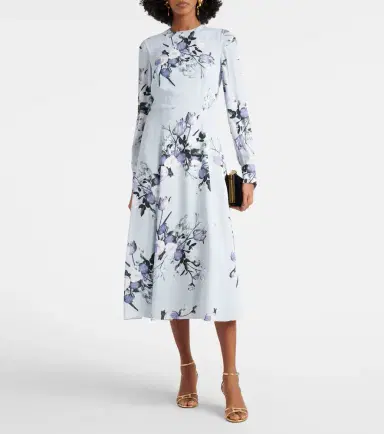 Erdem Floral midi dress | Thumbnail 4 Erdem Floral midi dress | Thumbnail 4