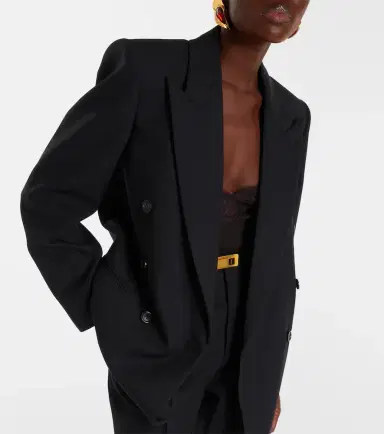 Saint Laurent Double-breasted wool blazer | Thumbnail 2 Saint Laurent Double-breasted wool blazer | Thumbnail 2
