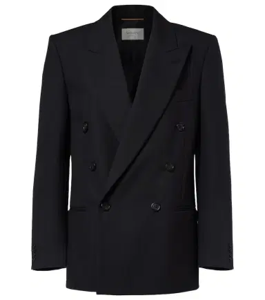 Saint Laurent Double-breasted wool blazer | Thumbnail 1 Saint Laurent Double-breasted wool blazer | Thumbnail 1