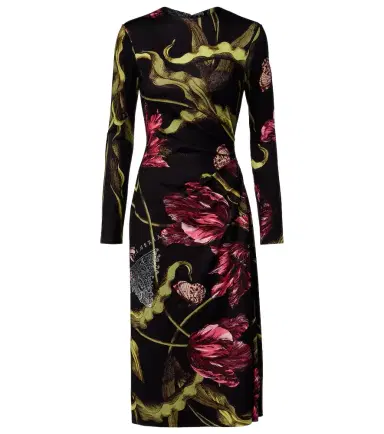 Erdem Floral jersey midi dress | Thumbnail 1 Erdem Floral jersey midi dress | Thumbnail 1