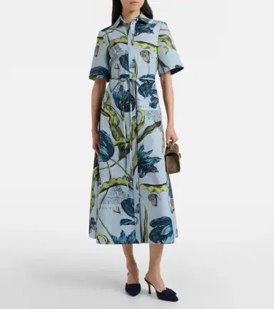 Erdem Floral cotton midi dress | Thumbnail 4 Erdem Floral cotton midi dress | Thumbnail 4