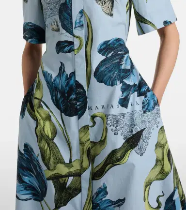 Erdem Floral cotton midi dress | Thumbnail 7 Erdem Floral cotton midi dress | Thumbnail 7