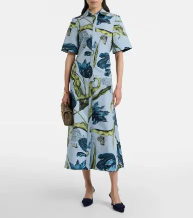 Erdem Floral cotton midi dress | Thumbnail 8 Erdem Floral cotton midi dress | Thumbnail 8