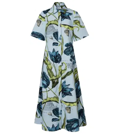 Erdem Floral cotton midi dress | Thumbnail 1 Erdem Floral cotton midi dress | Thumbnail 1