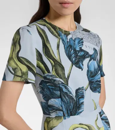 Erdem Floral midi dress | Thumbnail 3 Erdem Floral midi dress | Thumbnail 3