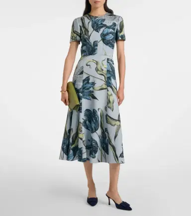 Erdem Floral midi dress | Thumbnail 4 Erdem Floral midi dress | Thumbnail 4