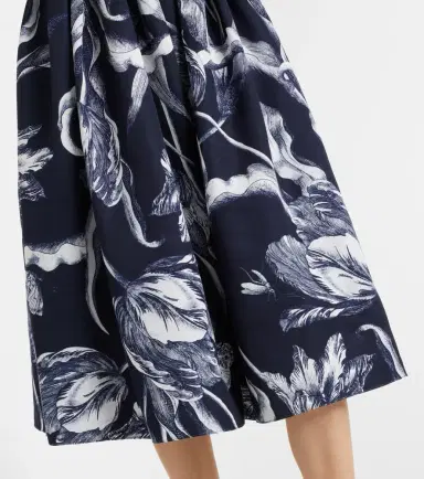 Erdem Floral cotton-blend faille midi dress | Thumbnail 5 Erdem Floral cotton-blend faille midi dress | Thumbnail 5