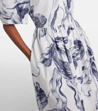 Erdem Floral cotton poplin shirt dress | Thumbnail 5 Erdem Floral cotton poplin shirt dress | Thumbnail 5