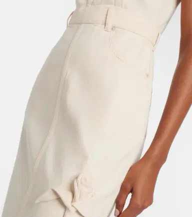 Erdem Floral-appliqué denim midi dress | Thumbnail 5 Erdem Floral-appliqué denim midi dress | Thumbnail 5