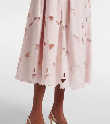 Erdem Cutout floral pleated midi skirt | Thumbnail 4 Erdem Cutout floral pleated midi skirt | Thumbnail 4