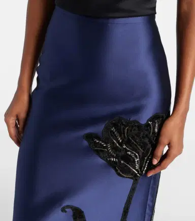 Erdem Sequined twill pencil skirt | Thumbnail 2 Erdem Sequined twill pencil skirt | Thumbnail 2