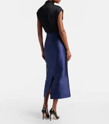 Erdem Sequined twill pencil skirt | Thumbnail 4 Erdem Sequined twill pencil skirt | Thumbnail 4