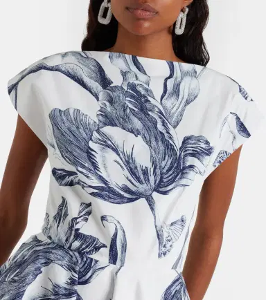 Erdem Floral cotton minidress | Thumbnail 2 Erdem Floral cotton minidress | Thumbnail 2