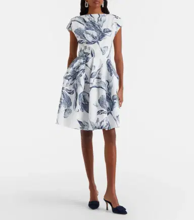 Erdem Floral cotton minidress | Thumbnail 4 Erdem Floral cotton minidress | Thumbnail 4