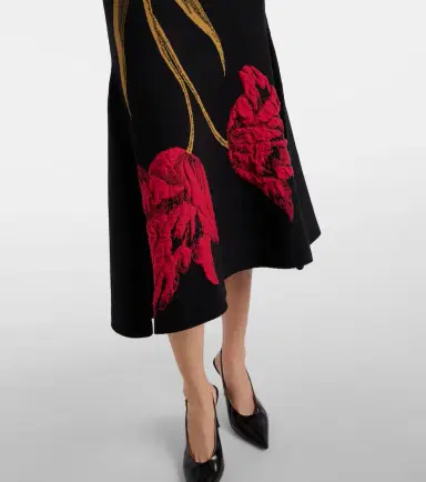 Erdem Floral jacquard midi dress | Thumbnail 4 Erdem Floral jacquard midi dress | Thumbnail 4