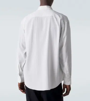 The Row Granada pinstripe silk poplin shirt | Thumbnail 5 The Row Granada pinstripe silk poplin shirt | Thumbnail 5