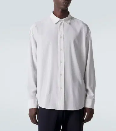 The Row Granada pinstripe silk poplin shirt | Thumbnail 6 The Row Granada pinstripe silk poplin shirt | Thumbnail 6