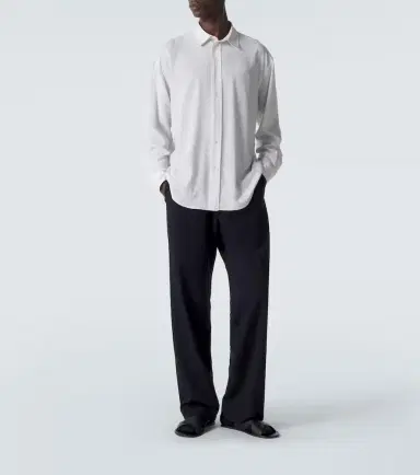 The Row Granada pinstripe silk poplin shirt | Thumbnail 7 The Row Granada pinstripe silk poplin shirt | Thumbnail 7