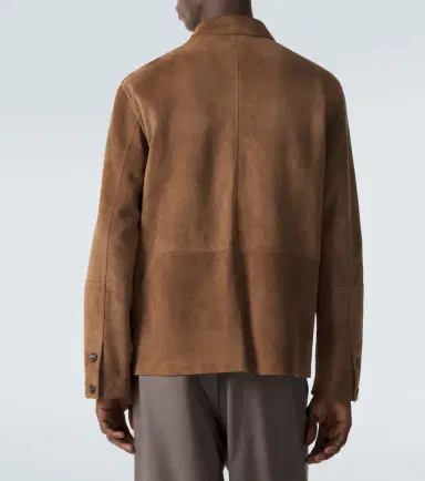 The Row Ulrich paneled suede jacket | Thumbnail 2 The Row Ulrich paneled suede jacket | Thumbnail 2