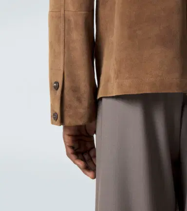 The Row Ulrich paneled suede jacket | Thumbnail 3 The Row Ulrich paneled suede jacket | Thumbnail 3