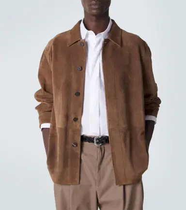 The Row Ulrich paneled suede jacket | Thumbnail 5 The Row Ulrich paneled suede jacket | Thumbnail 5