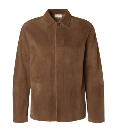 The Row Ulrich paneled suede jacket | Thumbnail 1 The Row Ulrich paneled suede jacket | Thumbnail 1